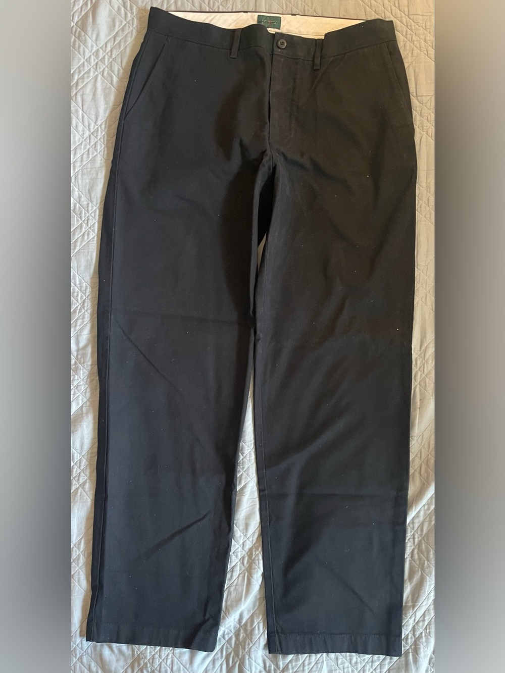 J. CREW Classic chino pant in Black Size 33/32 New! $98 BE611 - Picture 6 of 7